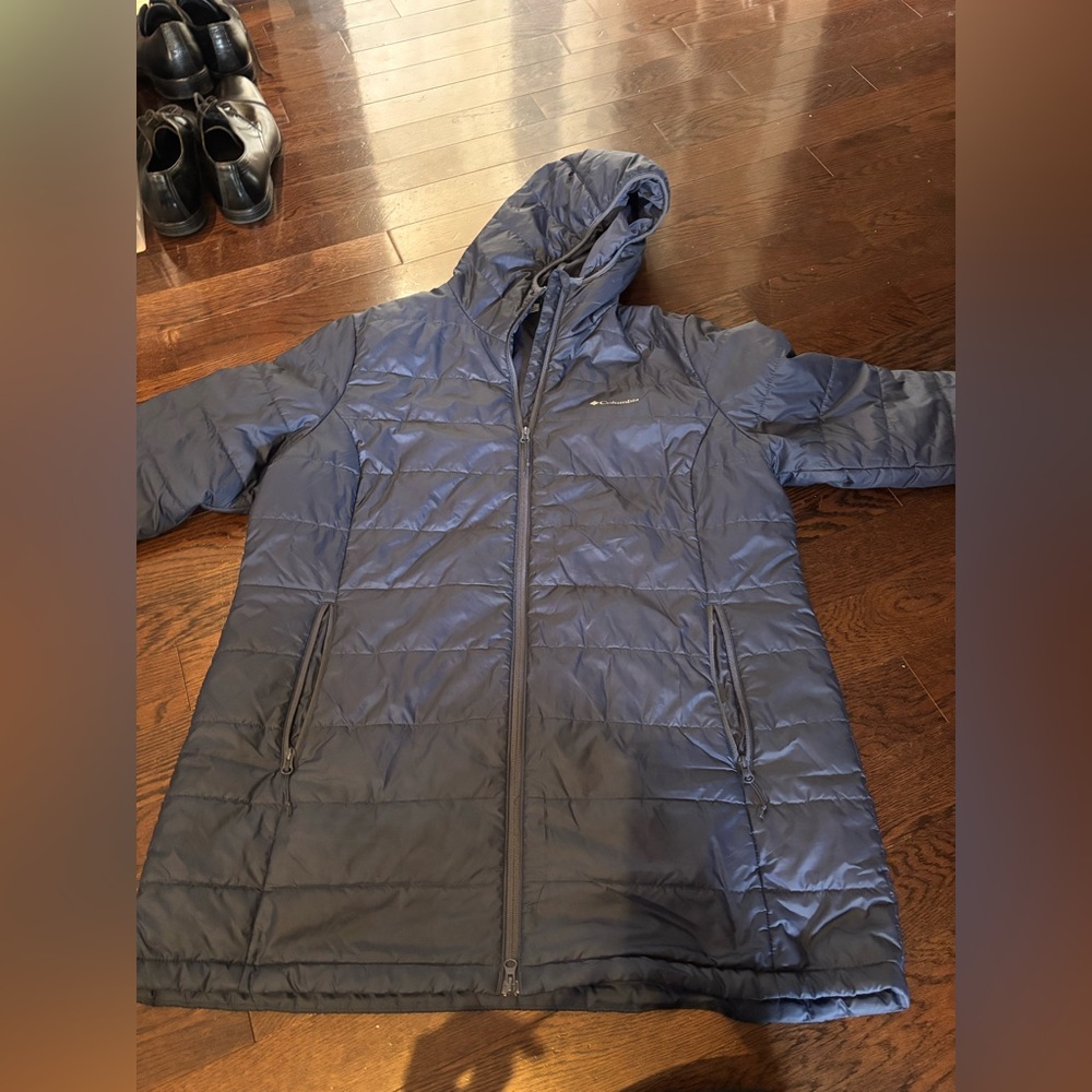 Columbia Navy Hooded Jacket